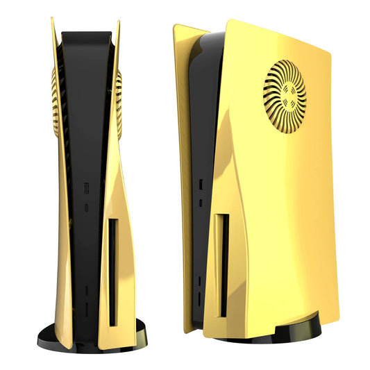 For PS5 Chrome Plated Gold/Black/Silver/Purple Color