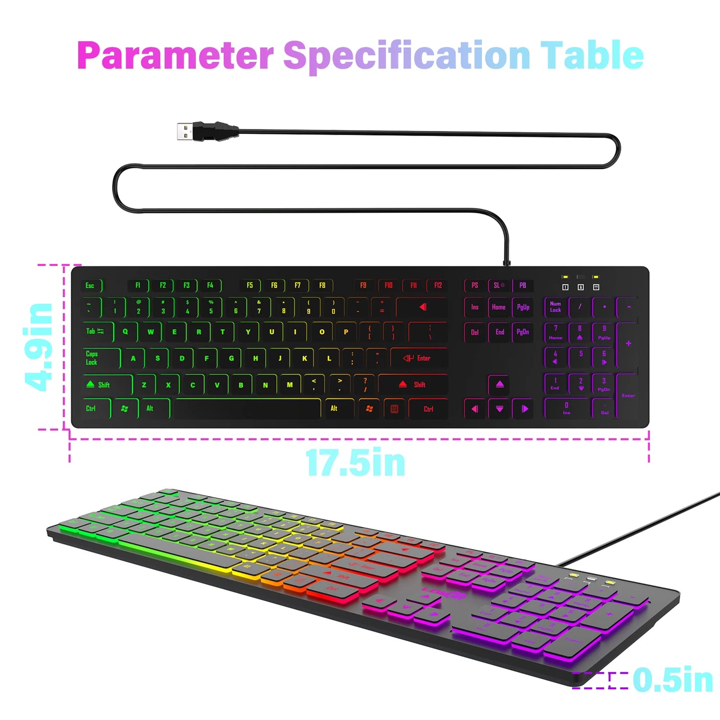 Computer Desktop Gaming Keyboard
