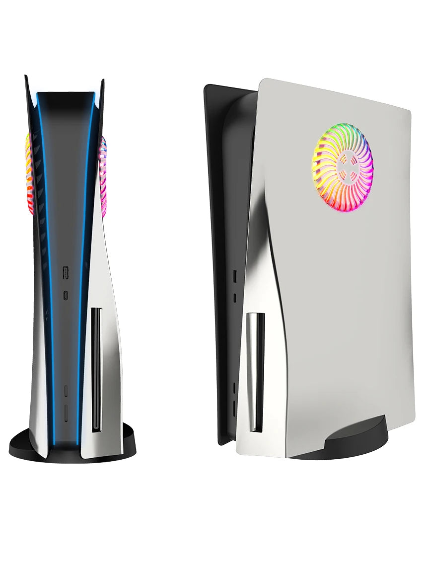 For PS5 Chrome Plated Gold/Black/Silver/Purple Color
