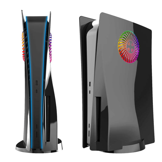 For PS5 Chrome Plated Gold/Black/Silver/Purple Color