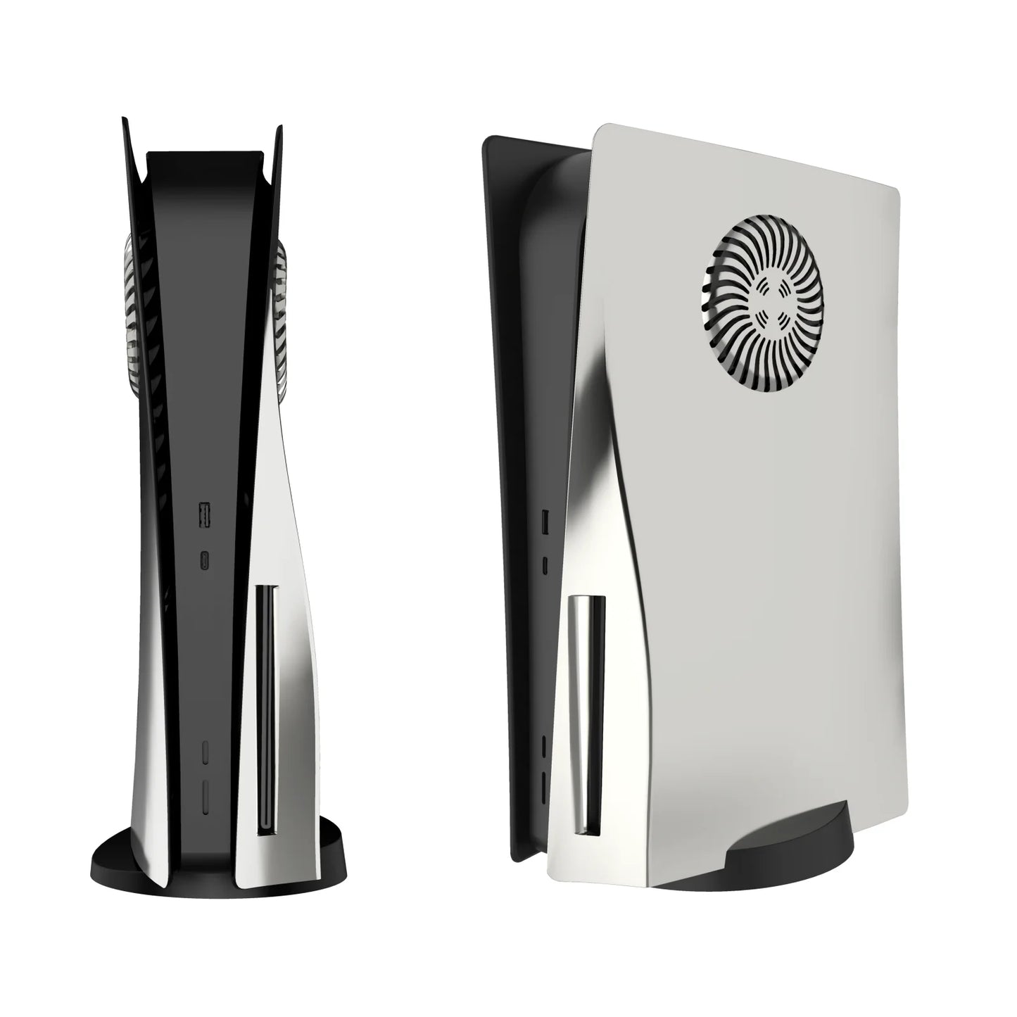 For PS5 Chrome Plated Gold/Black/Silver/Purple Color