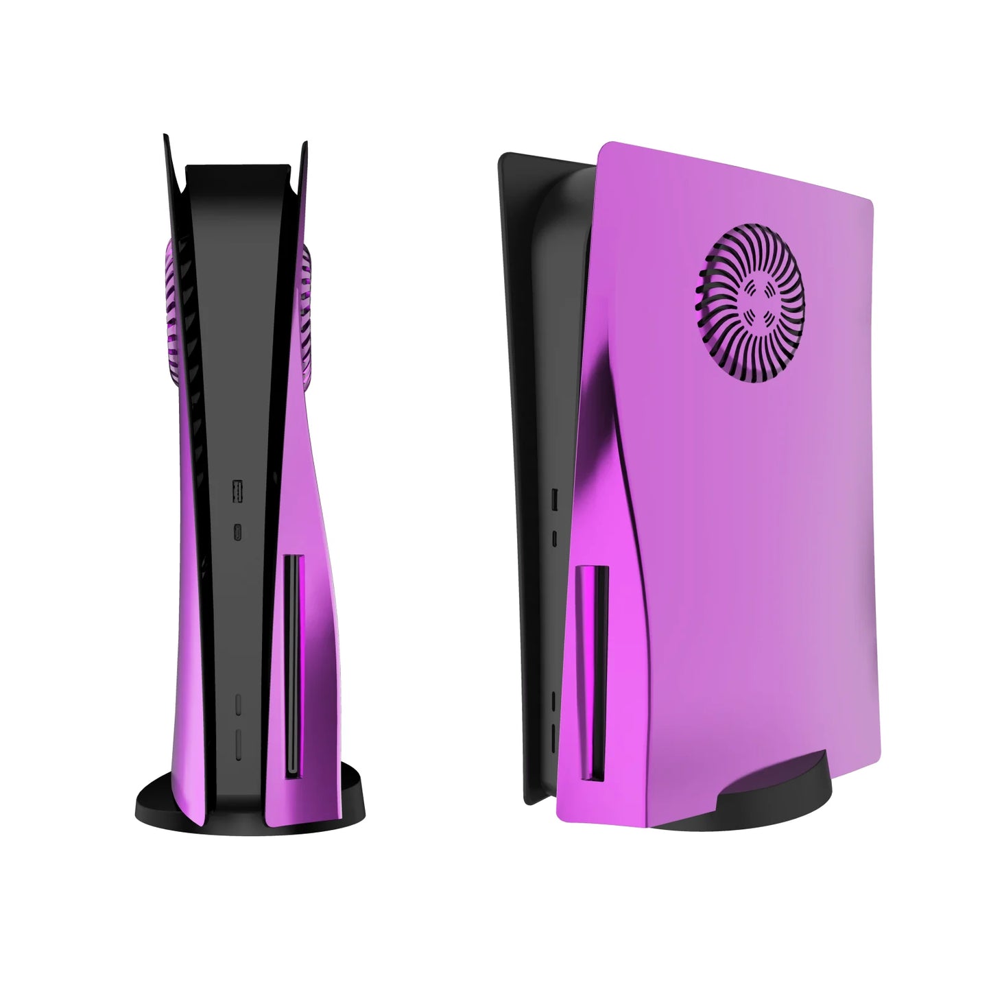 For PS5 Chrome Plated Gold/Black/Silver/Purple Color