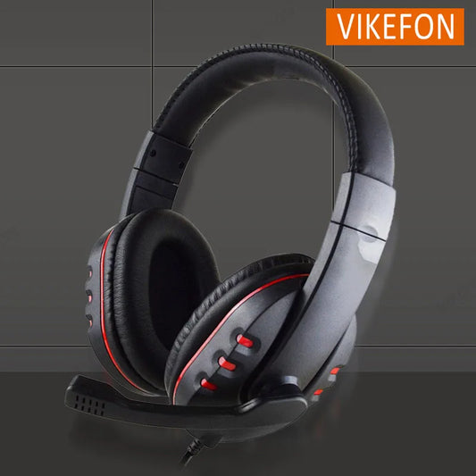 Wired Head Mounted Gaming Earphones