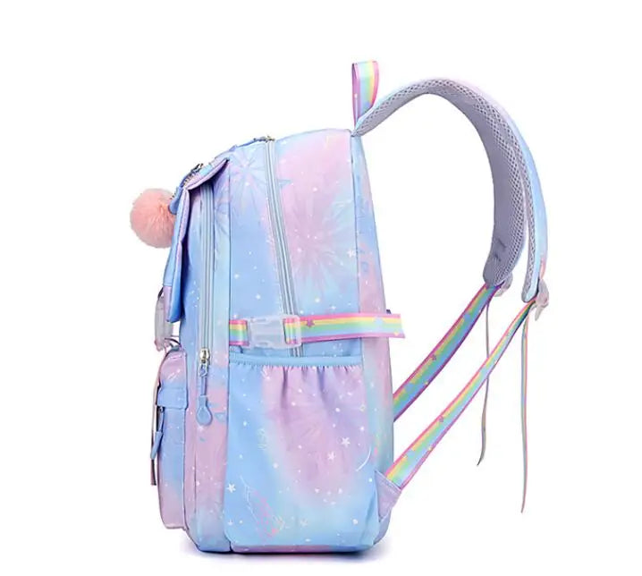 Mochila Gabby Dollhouses Girls School Backpack Cute Cartoon Prints