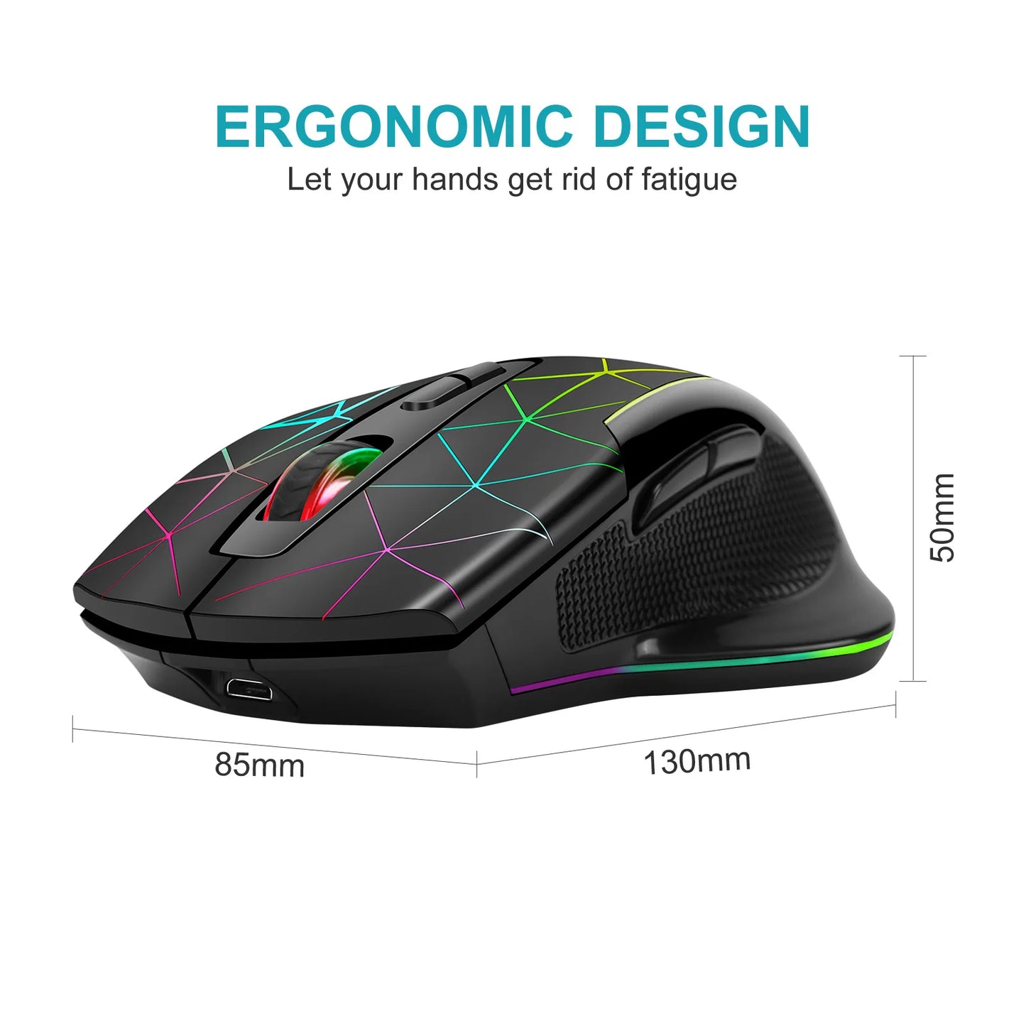 2.4G Wireless Mouse Rechargeable Gamer PC Mice